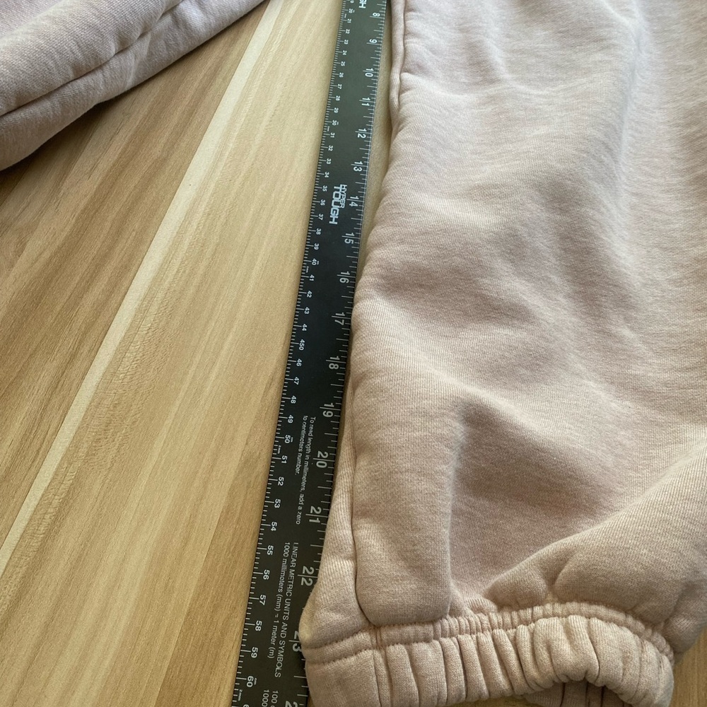 Rare Jordan Flight Women Washed Fleece Ankle Joggers Pants Light Pink Size Large - Picture 5 of 9